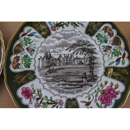 466 - A lot of six Mason's Ironstone Christmas collectors plates.