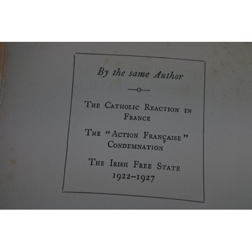 478 - 'The Struggle for Catholic Emancipation' book by Denis Gwyan.