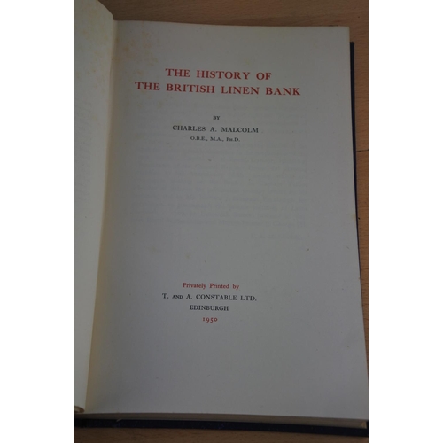 483 - 'The History of the British Linen Bank - 1746 - 1946' book by Charles A Malcolm.