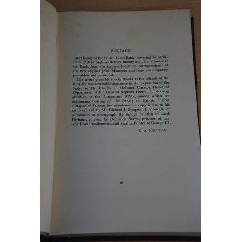 483 - 'The History of the British Linen Bank - 1746 - 1946' book by Charles A Malcolm.