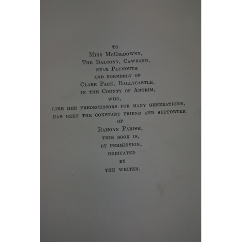 489 - 'A History of the Church of Ireland in Ramoan Parish' book by Hugh Alexander Boyd.