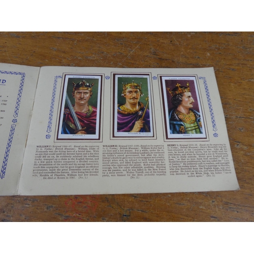 551 - A John Player & Sons complete cigarette card album 'The Kings and Queens of England 1066 - 1935'.