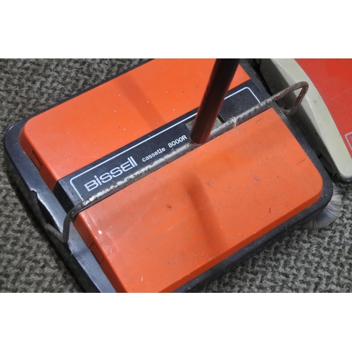 615 - A vintage Bissell cassette 8000R carpet cleaner and another.