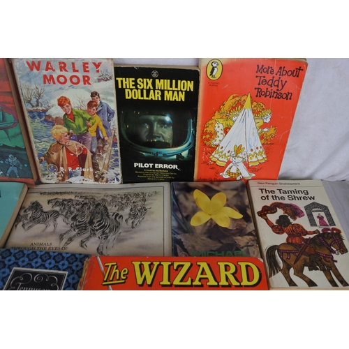699 - A lot of vintage children's books to include Warley Moore by B R Clark, Animals through the eyes of ... 