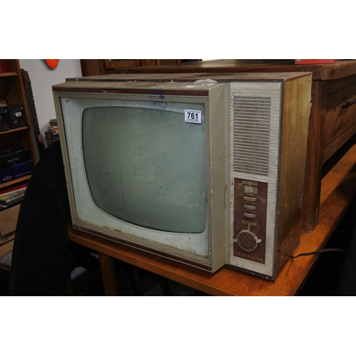 761 - A vintage Ekcovision television (a/f). 22inch.