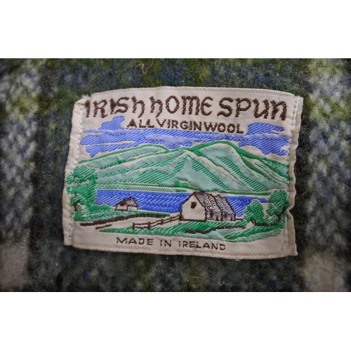 794 - A woollen 'Irish Home Spun' blanket.