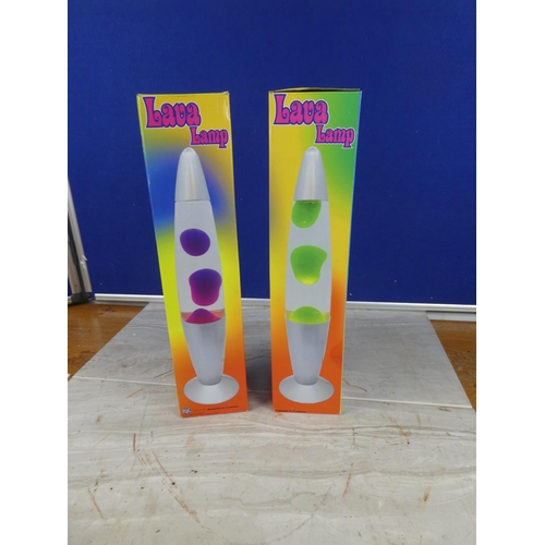 872 - Two boxed Lava Lamps.