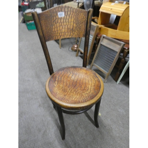 886 - A vintage Bentwood style chair.