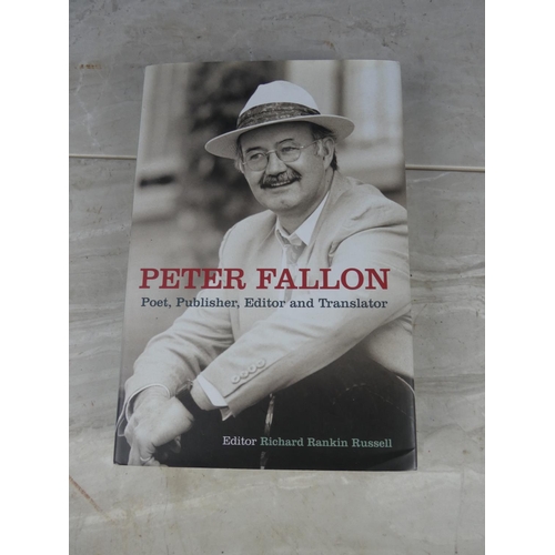 856 - 'Peter Fallon' book signed by Peter Fallon.