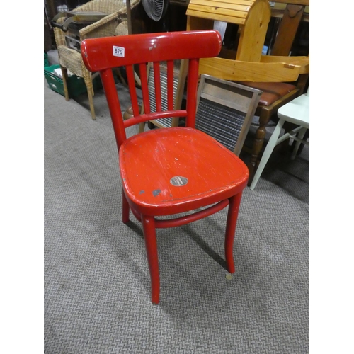 879 - A vintage upcycled chair.