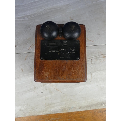 892 - A vintage BPO wooden bell ringer (a/f).