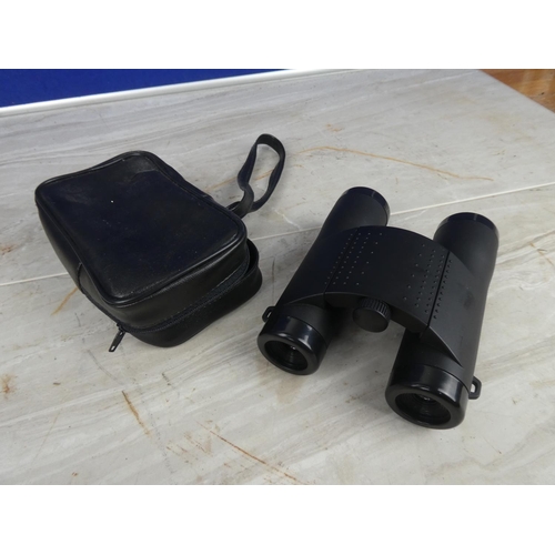 899 - A pair of Source binocular and case.