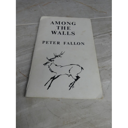 944 - 'Among the Walls' book by Peter Fallon signed by the author.