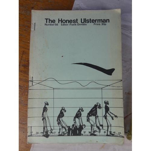 947 - A collection of vintage booklets 'The Honest Ulsterman'.