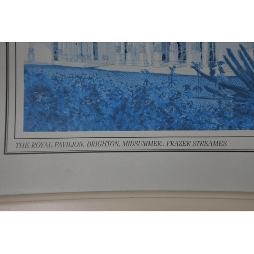 1009 - A framed limited edition print 'The Royal Pavilion, Brighton, Midsummer signed Frazer Stremes 100/50... 