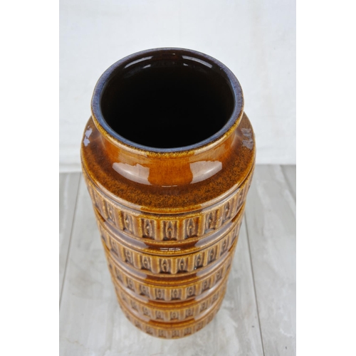 1012 - A stunning vintage West German pottery vase. approx 40cm.