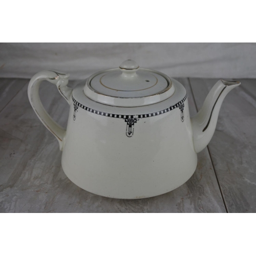 1024 - An antique Jubilee teapot by Gibson pottery.