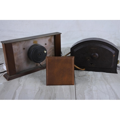 1032 - A vintage Metamec mantle clock, a vintage Smiths Sectric mantle clock and  another.