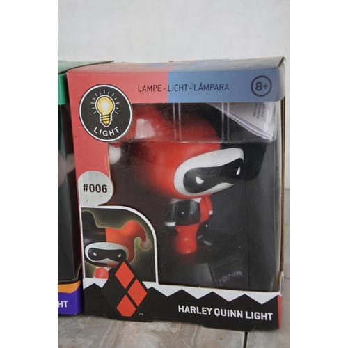 1040 - Two boxed lights 'The Joker' and 'Harley Quinn'.