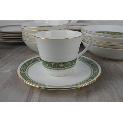 1047 - A Royal Doulton Rondelay pottery tea set, dinner plates and more.