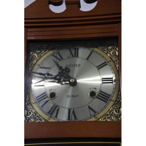 963 - A Jupiter 31 day wall clock. approx 49cm.