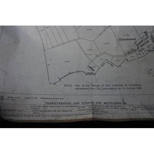 978 - A vintage Ordnance survey map of Portrush.