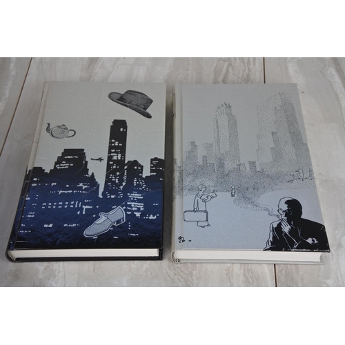 999 - Two boxed Folio Society books 'The Genius of James Thurber' and 'The Best of Dorothy Parker'.