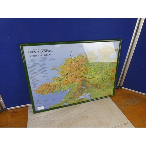 1062 - A framed print of County Donegal.