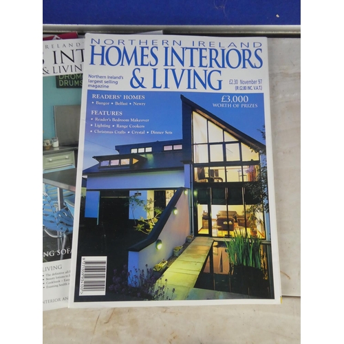 1091 - A lot of Homes Interior & Living Magazines.