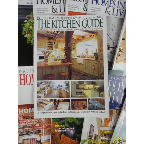 1091 - A lot of Homes Interior & Living Magazines.