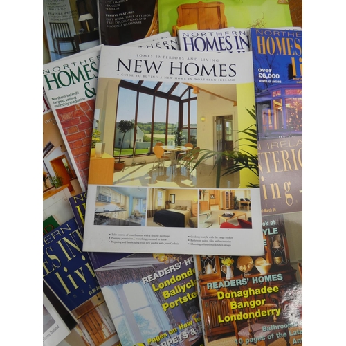 1091 - A lot of Homes Interior & Living Magazines.