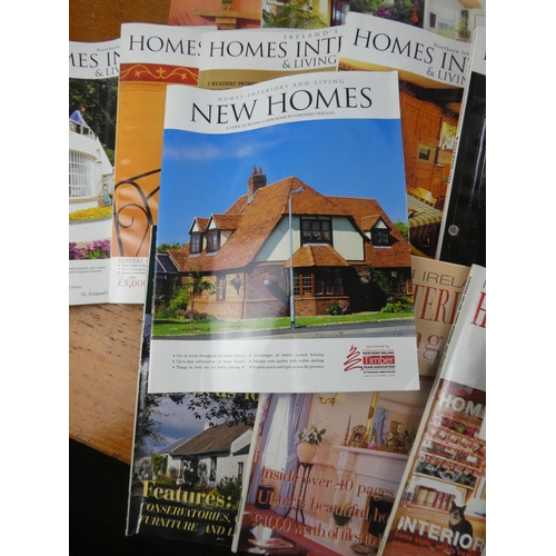 1091 - A lot of Homes Interior & Living Magazines.