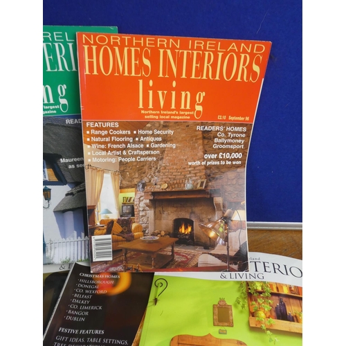 1091 - A lot of Homes Interior & Living Magazines.