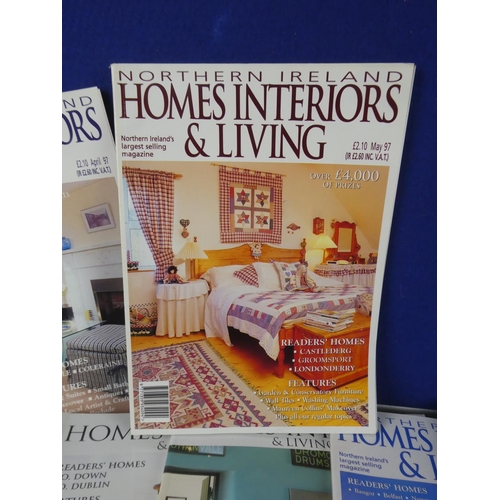 1091 - A lot of Homes Interior & Living Magazines.