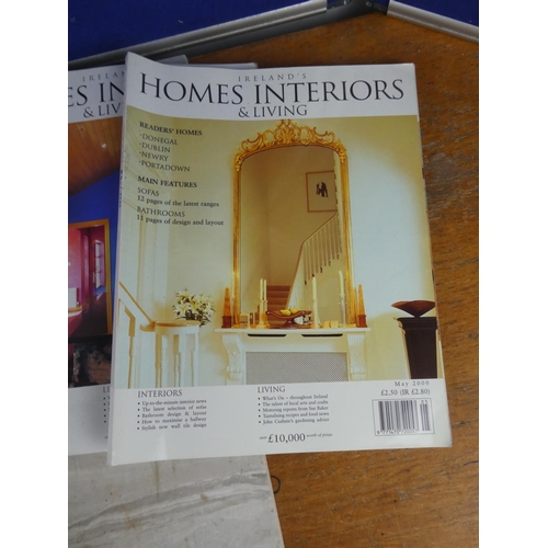 1091 - A lot of Homes Interior & Living Magazines.