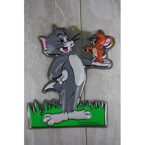 683 - Approximately 50 vintage cartoon wall plaques 'Tom and Jerry' by Turner Entertainment Co 1990.