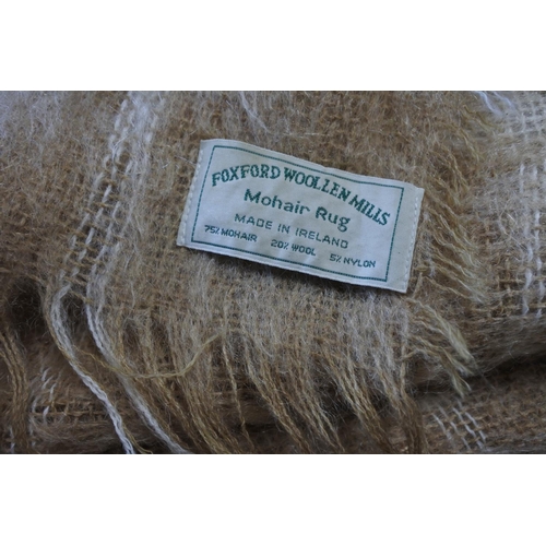 1183 - A Foxford Woollen Mills, Ireland mohair blanket.