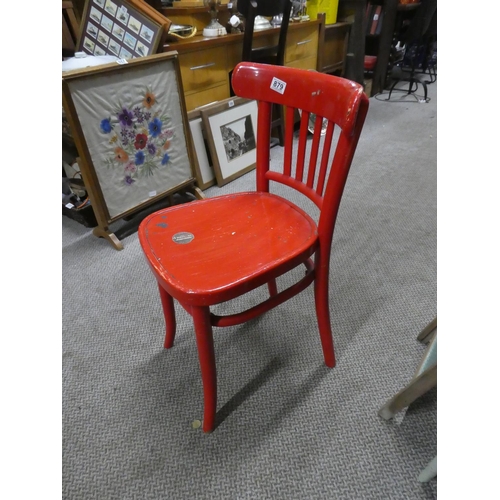 879 - A vintage upcycled chair.