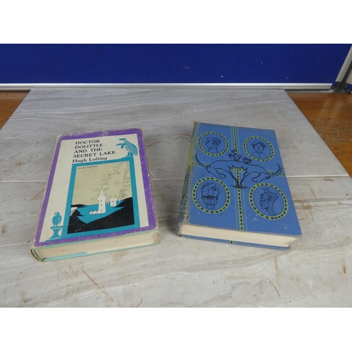 909 - Two vintage books 'Doctor Dolittle and the Secret Lake'  and 'The Story of Doctor Dolittle' by Hugh ... 