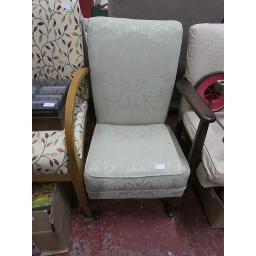 1339 - A vintage upholstered nursing chair.