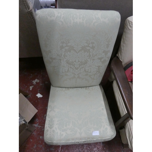 1339 - A vintage upholstered nursing chair.