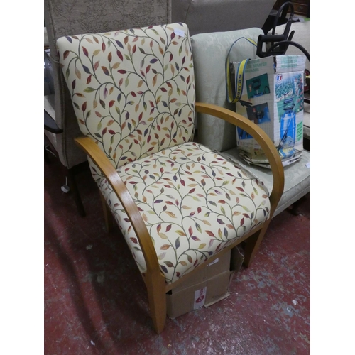 1341 - An upholstered occasional chair.