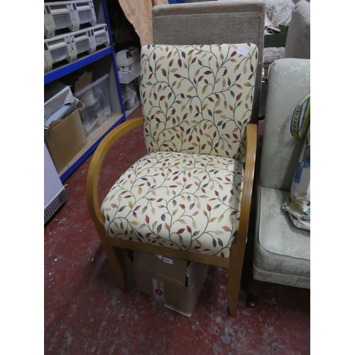 1341 - An upholstered occasional chair.