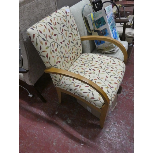 1341 - An upholstered occasional chair.