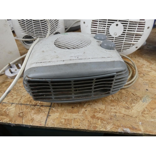 1356 - A large lot of fan heaters etc