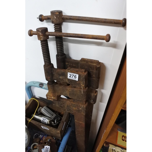 276 - Two large sash clamps. Approx 136cm.
