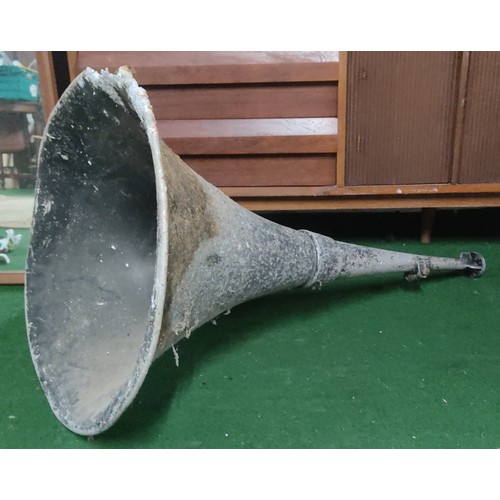 357 - A vintage tannoy speaker horn.