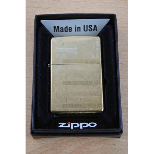 439 - A boxed Zippo lighter.