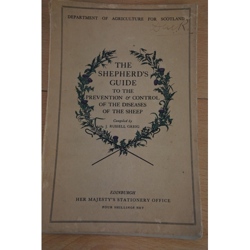 484 - A vintage book 'The Shepherd's Guide to the Prevention & Control of Diseases of the Sheep' by J Russ... 