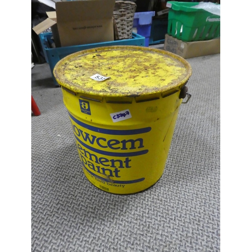 535 - A 25kg tub of Snowcem Cement Paint.